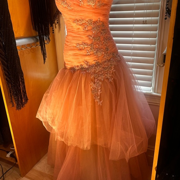Prom gown size 4 
Great color and sparkle - Picture 9 of 15